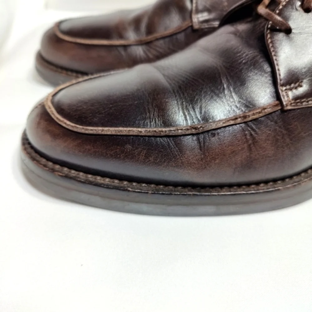 To Boot X Adam Derrick New York Derby Lace Up Brown Leather Mens Shoes Size 10